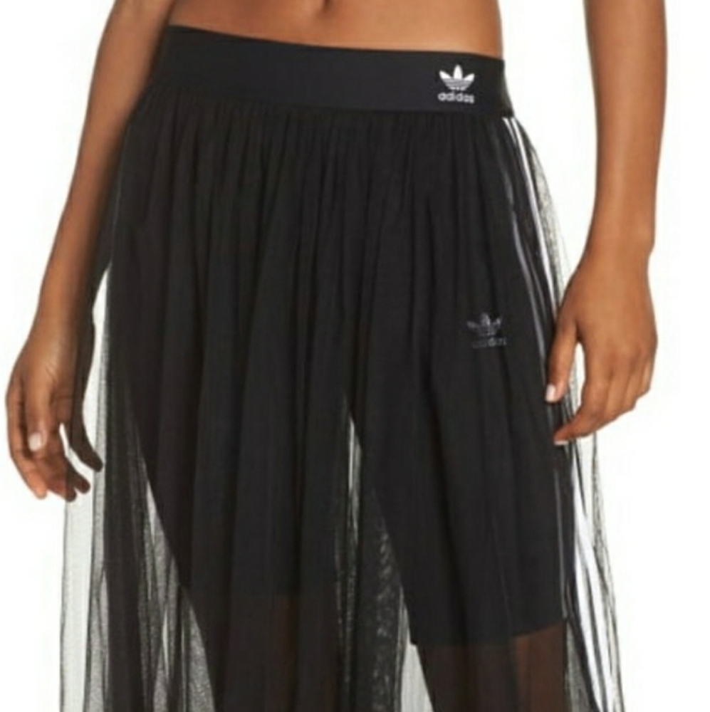 Adidas track top & tulle skirt